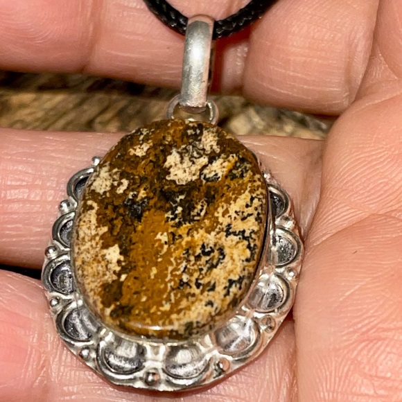 Picture Jasper Pendant 1 7/8” - Picture 4 of 10